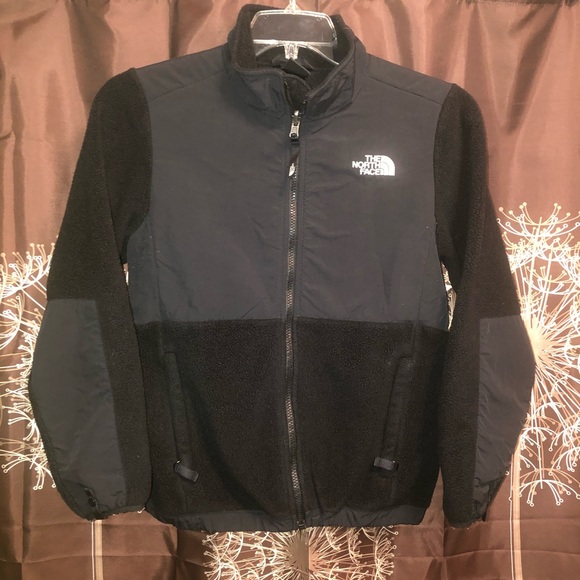 The North Face Other - NORTH FACE Girls Black Fleece Zip Front Jacket L